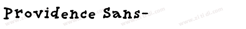 Providence Sans字体转换